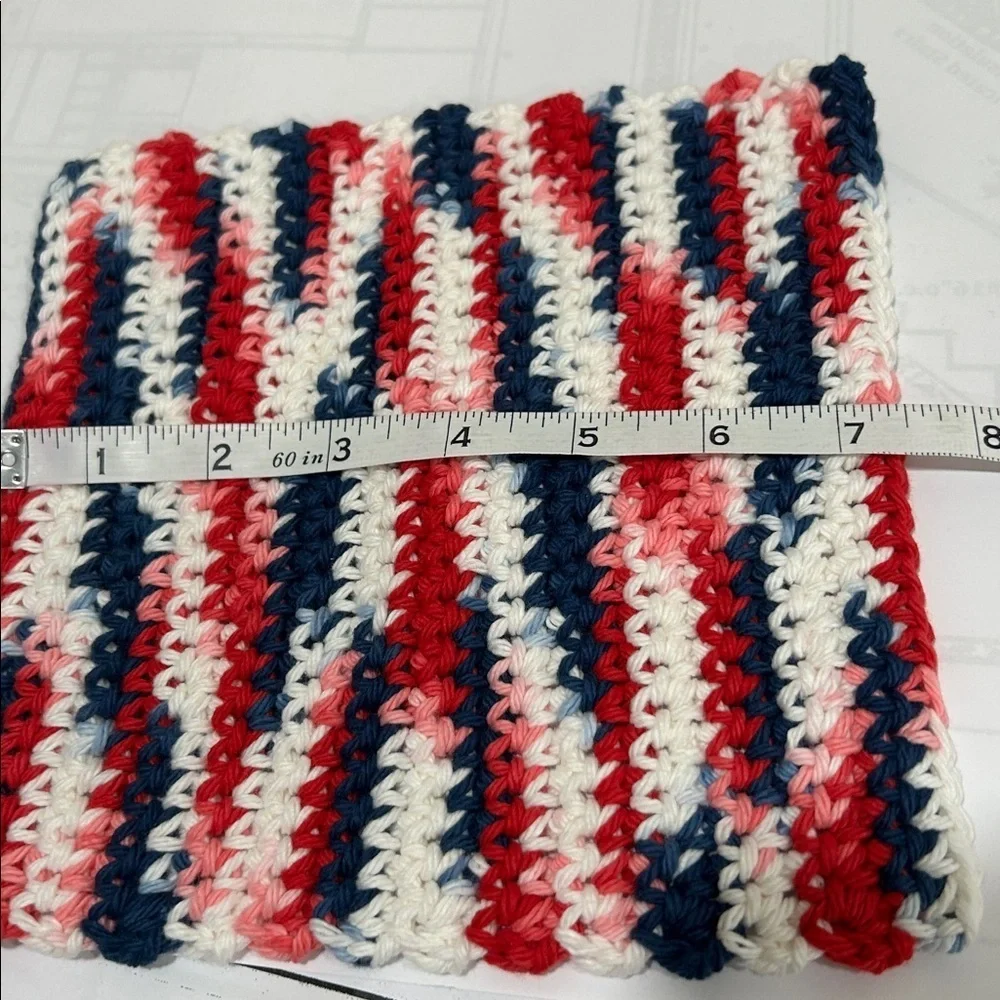 100% Cotton Handmade Washcloths - Set of 3